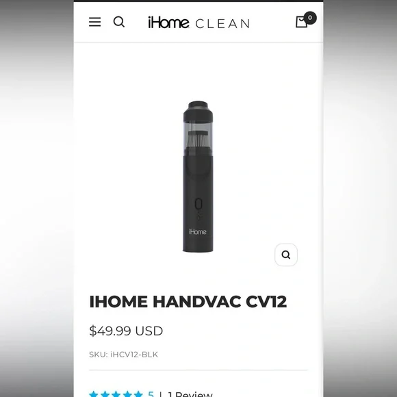 iHome Cordless Hand Vacuum and Air Blower NEW - Picture 6 of 6